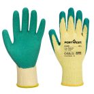 A150GNRL Portwest Mártott latex munkavédelmi kesztyű (A100 öko verzió)