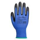 A320BLUL Portwest Nylon nitrilhab tenyérmártott védőkeszyű
