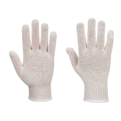 AB030WHRM Portwest String Knit Liner Glove (12 pár)
