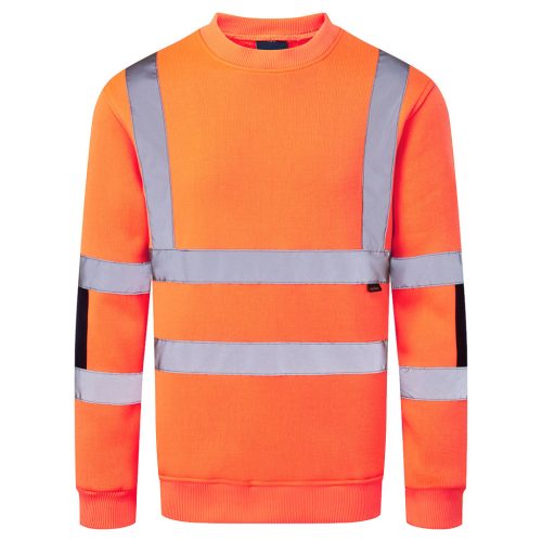 B313ORRXL Portwest Hi-Vis kötött pulóver