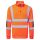 B314ORRS Portwest Hi-Vis cipzáras kötött pulóver