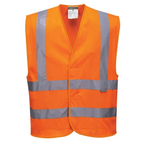 C370ORR4X-5X Portwest Hi-Vis MeshAir szellőző mellény