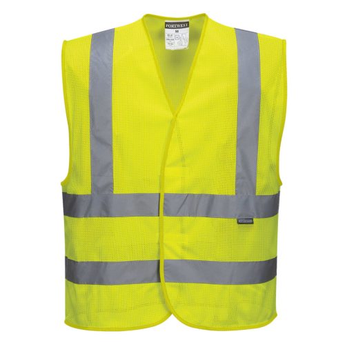 C370YER4X-5X Portwest Hi-Vis MeshAir szellőző mellény