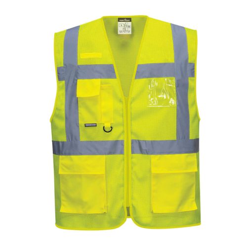 C376YER5XL Portwest Athen MeshAir vezetői mellény