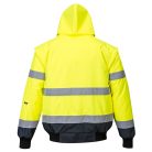 C465YNR4XL Portwest Jól láthatósági bomber munkavédelmi dzseki