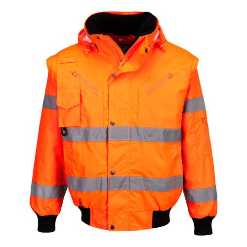 C467ORRXXXL Portwest Hi-Vis 3 az 1-ben Bomber dzseki