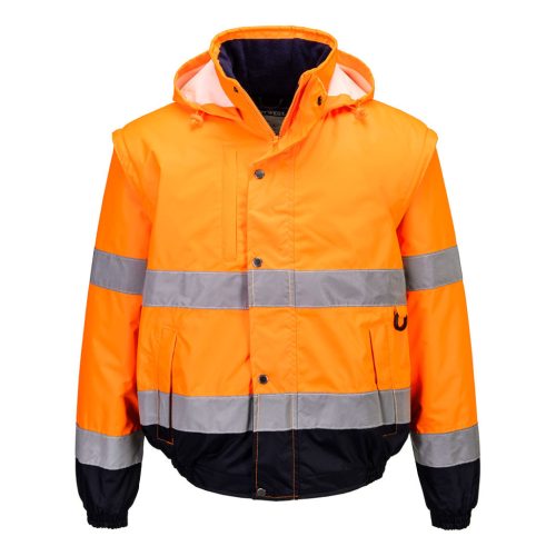 C468ORRM Portwest Hi-Vis 2 az 1-ben kabát