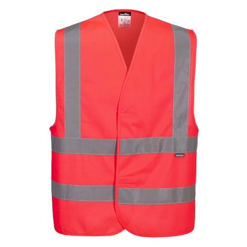 C470RERS/M Portwest Jól láthatósági két csíkos mellény
