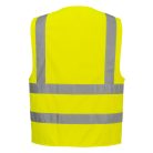 C470YER4X/5X Portwest Jól láthatósági két csíkos mellény