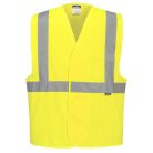 C472YERL/XL Portwest Jól láthatósági egy csíkos mellény