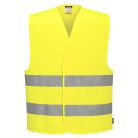 C474YERL/XL Portwest Jól láthatósági két csíkos mellény
