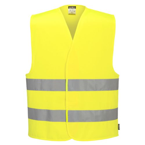 C474YERL/XL Portwest Jól láthatósági két csíkos mellény