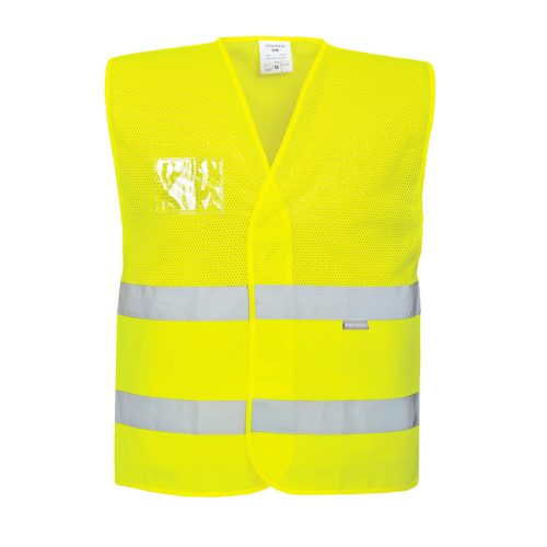 C494YER4X/5X Portwest Hi-Vis hálós mellény