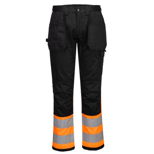 CD858OBR28 Portwest WX2 Eco Hi-Vis Class 1 lengőzsebes nadrág