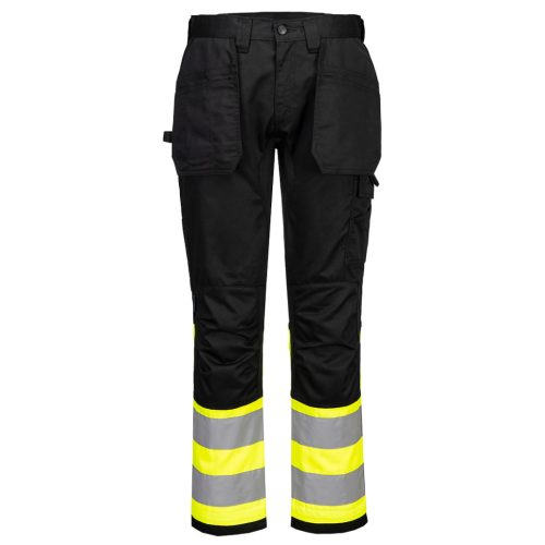 CD858YBR28 Portwest WX2 Eco Hi-Vis Class 1 lengőzsebes nadrág