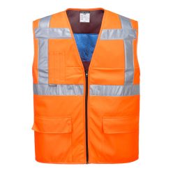 CV02ORRL-XL Portwest Jól láthatósági hűtőmellény