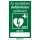 DEFIBRILLÁTOR AZ ÉPÜLETBEN TÁBLA