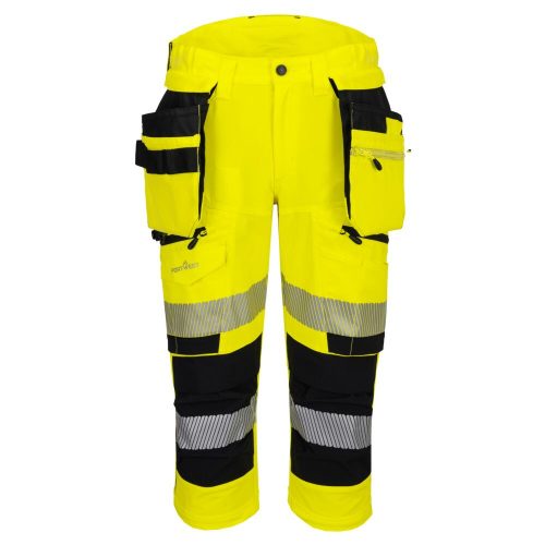 DX402YBR28 Portwest DX4 Hi-Vis 3/4-es nadrág