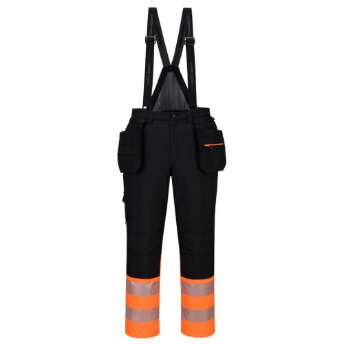 DX437OBRXXL Portwest DX4 Hi-Vis Class 1 téli kantáros nadrág
