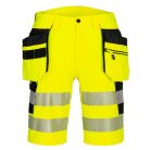 DX446YBR33 Portwest DX4 Hi-Vis Holster rövidnadrág
