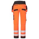 DX454OBR28 Portwest DX4 Hi-Vis lengőzsebes nadrág