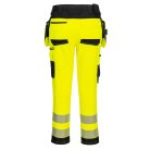 DX454YBR28 Portwest DX4 Hi-Vis lengőzsebes nadrág