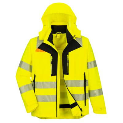DX466YBRL Portwest DX4 Hi-Vis 4 az 1-ben kabát