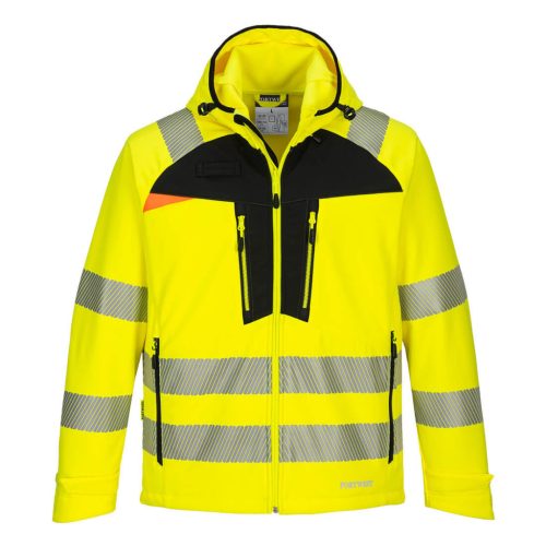 DX475YBRXS Portwest DX4 Hi-Vis Softshell Jacket