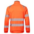 DX477OBR4XL Portwest DX4 Hi-Vis cipzáras pulóver
