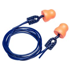 EP12ORR Portwest Easy Fit PU Ear Plugs Corded (200 pár)