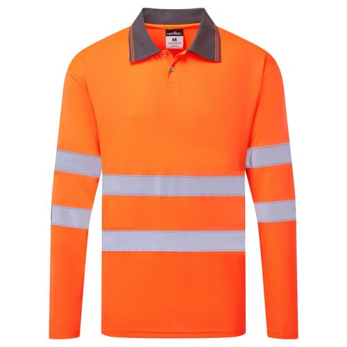 ES277ORR6XL Portwest ES1 Essential Hi-Vis galléros póló