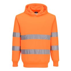 ES304ORR4XL Portwest ES1 Essential Hi-Vis kapucnis pulóver