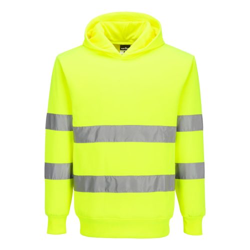 ES304YERXS Portwest ES1 Essential Hi-Vis kapucnis pulóver