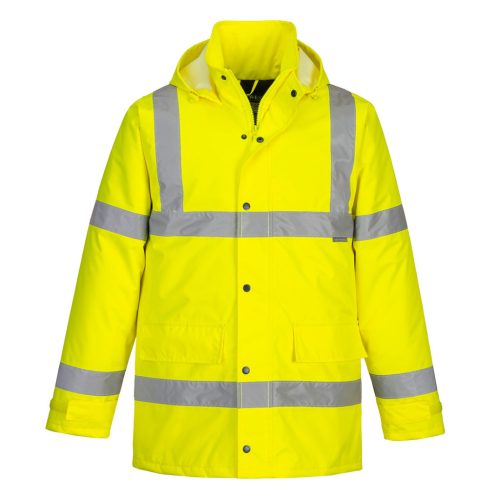 ES460YER6XL Portwest Essential Hi-Vis téli traffic dzseki