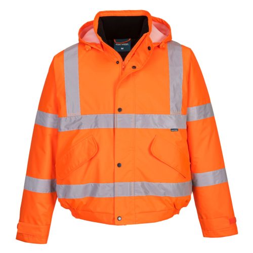 ES463ORR4XL Portwest ES1 Essential Hi-Vis téli bomber dzseki