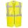 ES476YERXXXL Portwest ES1 Essential Hi-Vis cipzáras vezetői mellény