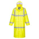 H445YER4XL Portwest Jól láthatósági esőköpeny 122cm
