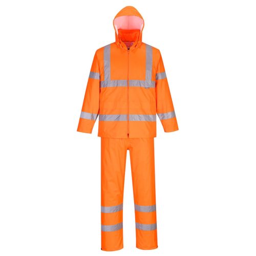 H448ORRXS Portwest Hi -Vis esőruha (2 részes öltöny)