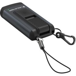   LEDLENSER K6R safety tölthető kulcstartós lámpa/riasztóval Li-ion 400lm szürke