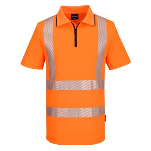 KX302ORR5XL Portwest KX3 Sport Hi-Vis cipzáras pólóing