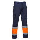 L049ONRL Portwest Hi-Vis könnyű, kéttónusú Combat nadrág