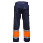 L049ONRL Portwest Hi-Vis könnyű, kéttónusú Combat nadrág