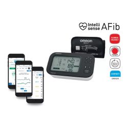   OMRON M7 Intelli IT AFib felkaros okos-vérnyomásmérő pitvarfibrilláció (Intellisense AFib) üzemmóddal