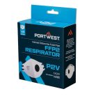 P210WHR Portwest FFP2 szelepes Dolomit összehajtható lapos maszk (3 db)