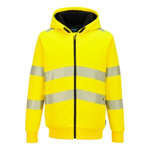PW321YER4XL Portwest PW321 Hi-Vis téli cipzáras pulóver