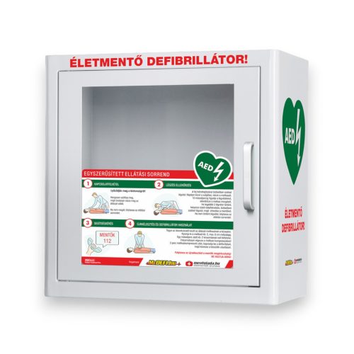 RSCtech beltéri vitrin - riasztós - defibrillátor vásárlásával