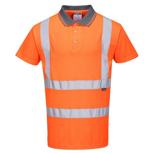 RT22ORR6XL Portwest Jól láthatósági teniszpóló vasúti dolgozók részére