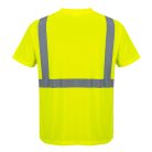 S190YER5XL Portwest HiVis póló zsebbel