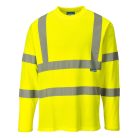 S278YERL Portwest Hi-Vis hosszú ujjú pólóing