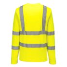 S278YERL Portwest Hi-Vis hosszú ujjú pólóing